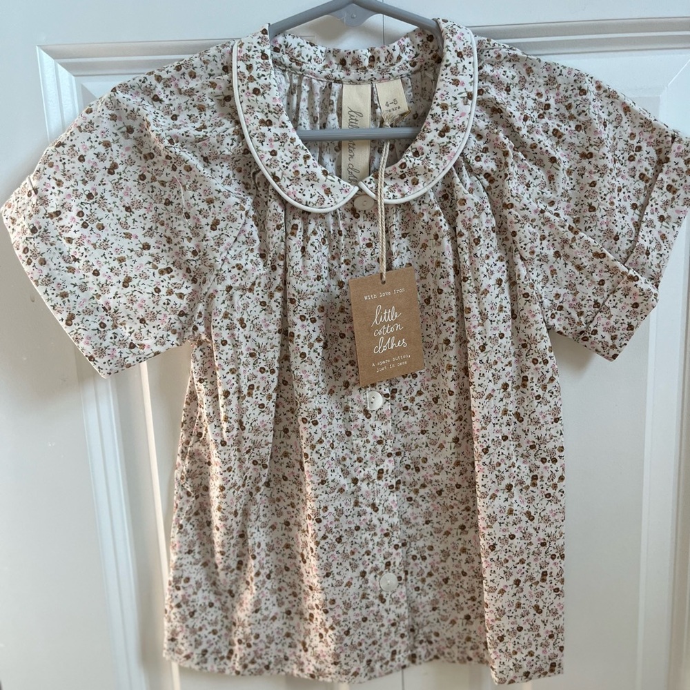 NWT Floral Kids Shirt by little Cotton